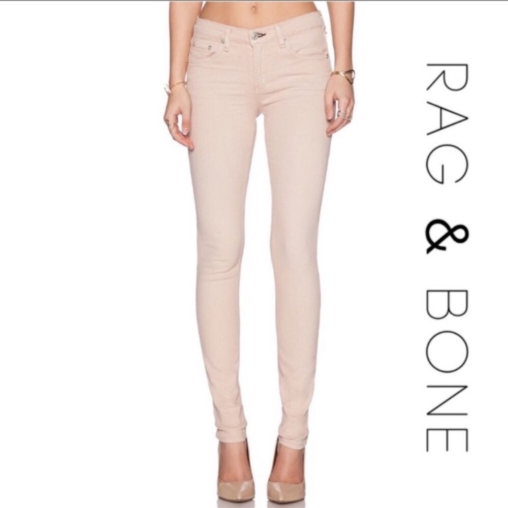 Rag & Bone Blush Slim Fit Skinny Jeans